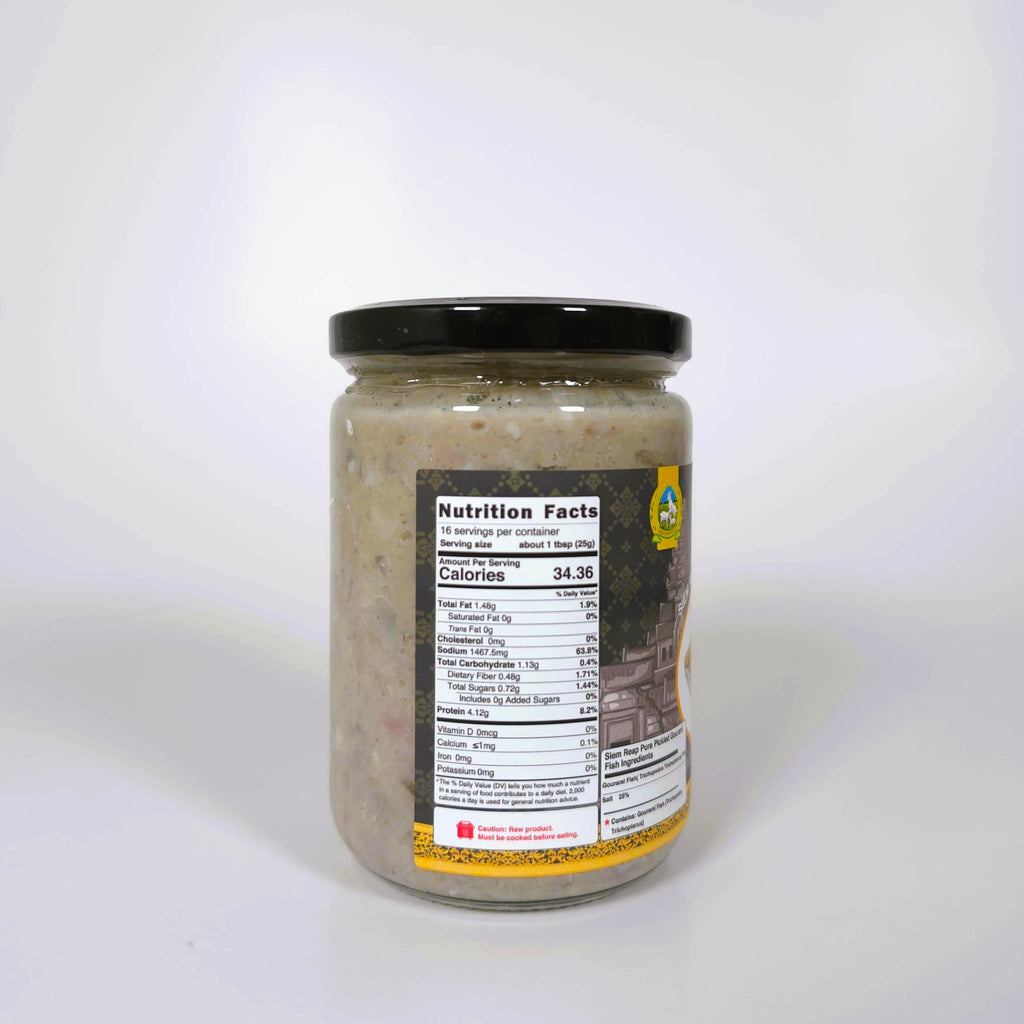 Siem Reap Special Pure Pickled Gourami Fish – 400g (14.1oz)