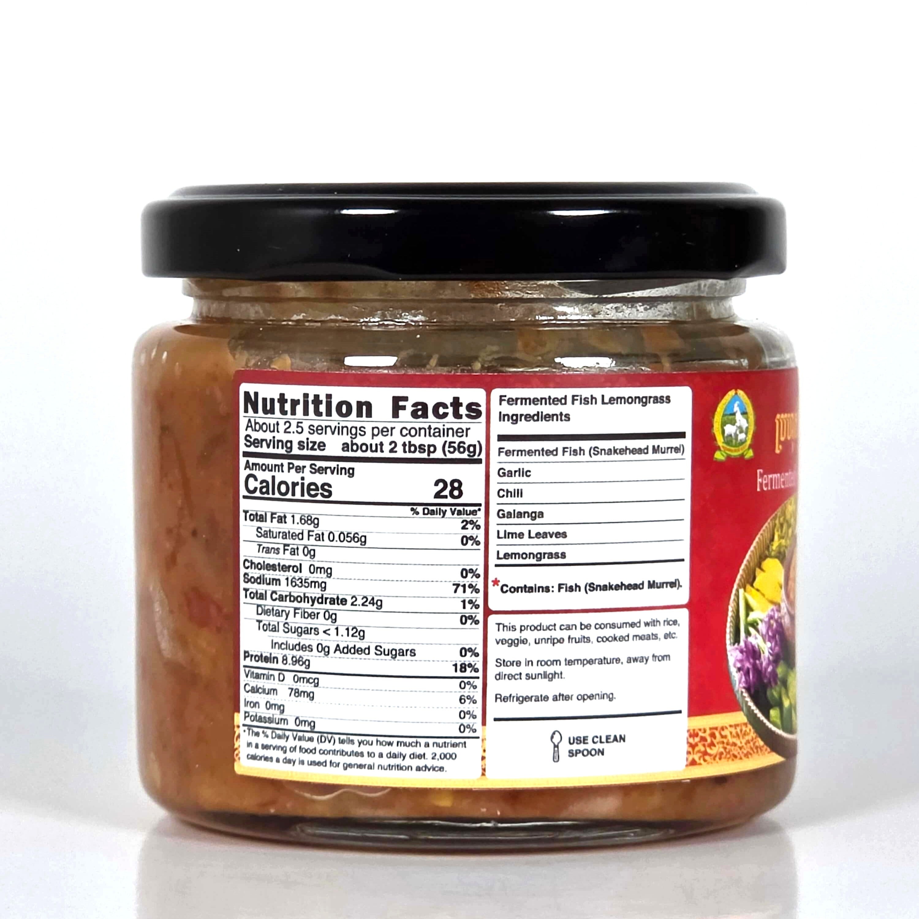 Fermented Fish Lemongrass - 150g(5.3oz)