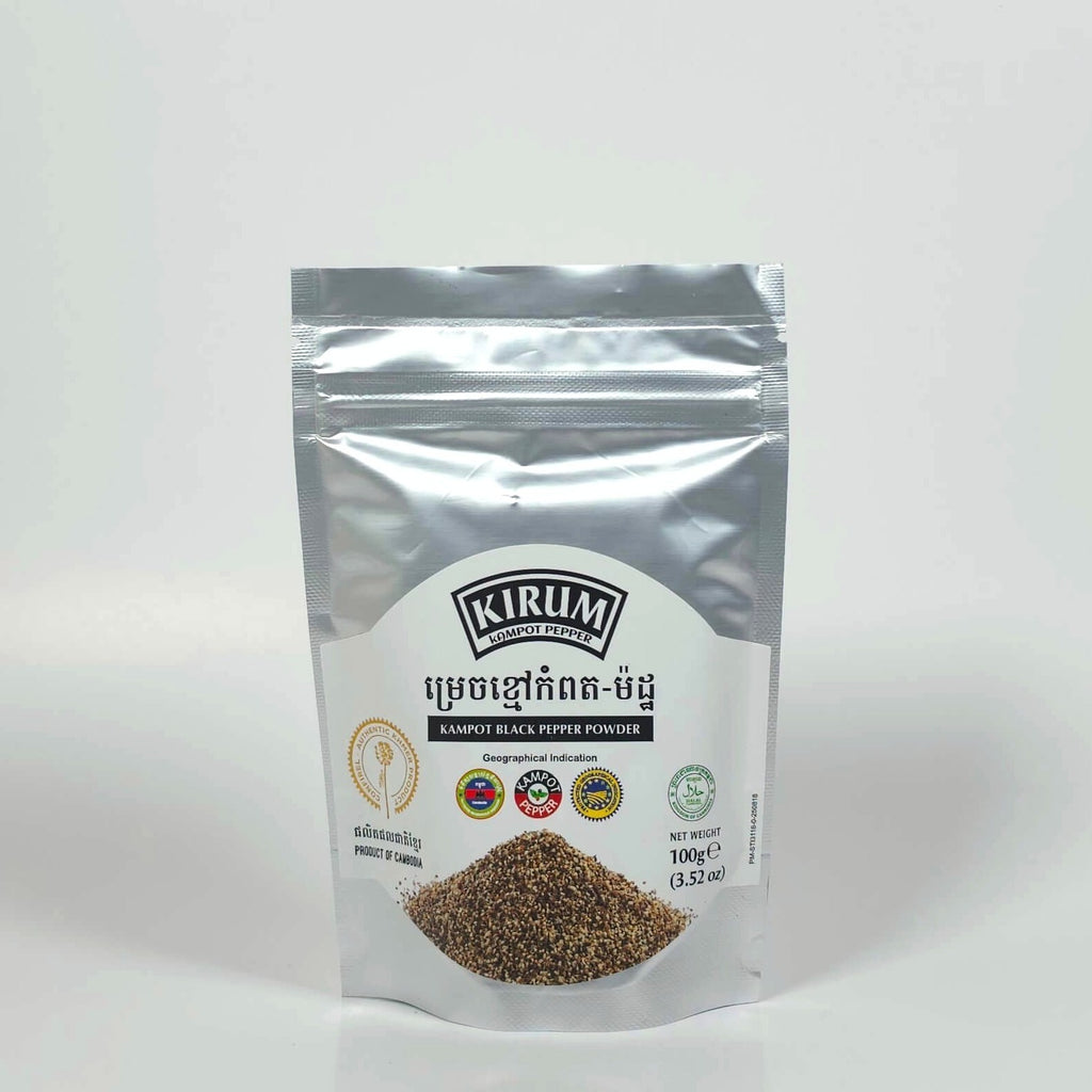 Kirum- Kampot Black Pepper Powder – 100g (3.52oz)