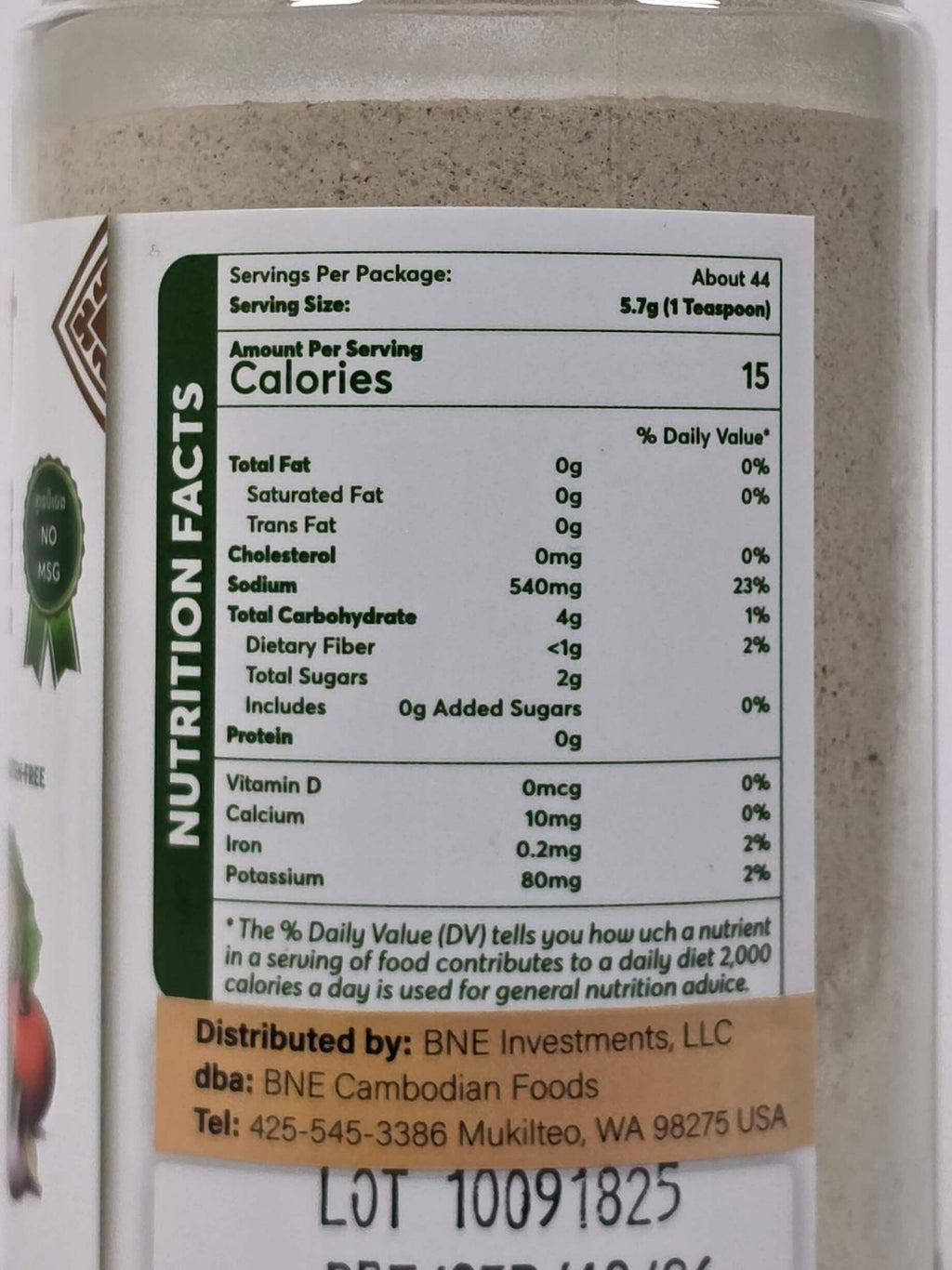 Vegetable Seasoning Powder-250g(8.8oz)