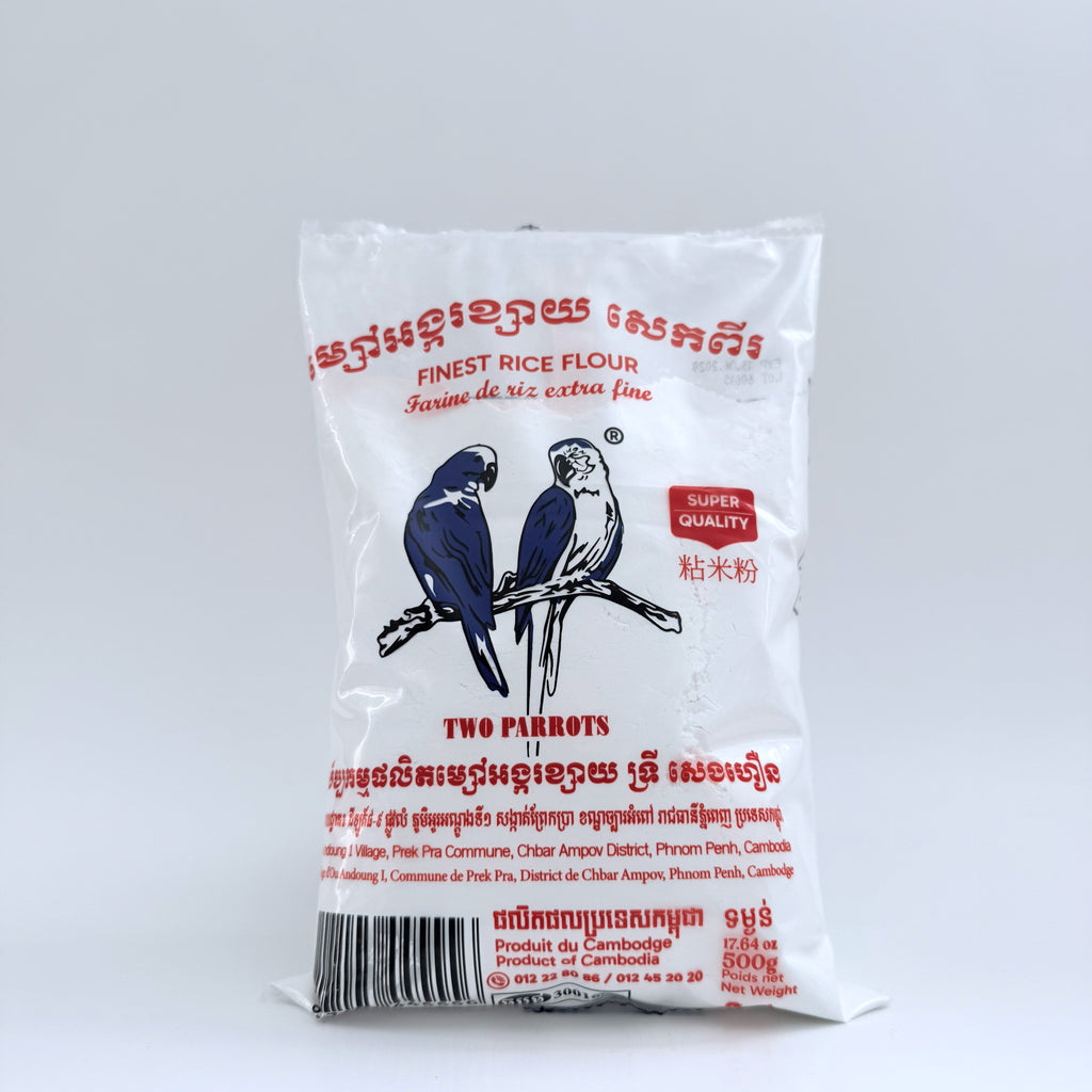 Two Parrots Finest Rice Flour – 500g (17.63oz)