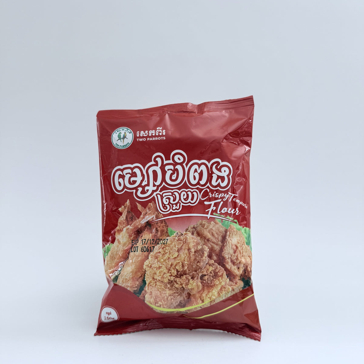 Two Parrots Crispy Tempura Flour - 150g (5.2oz) - Set of Two Packages