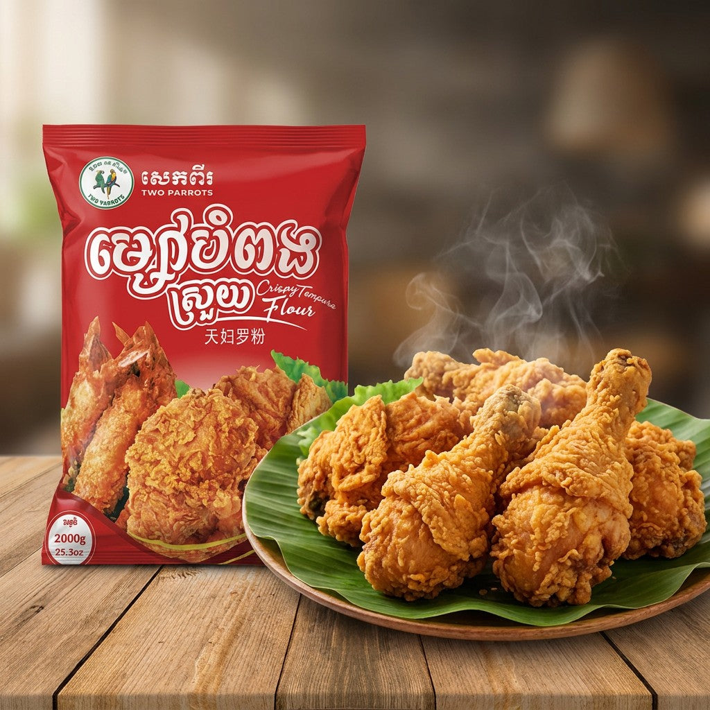 Two Parrots Crispy Tempura Flour - 1kg (35.3oz)